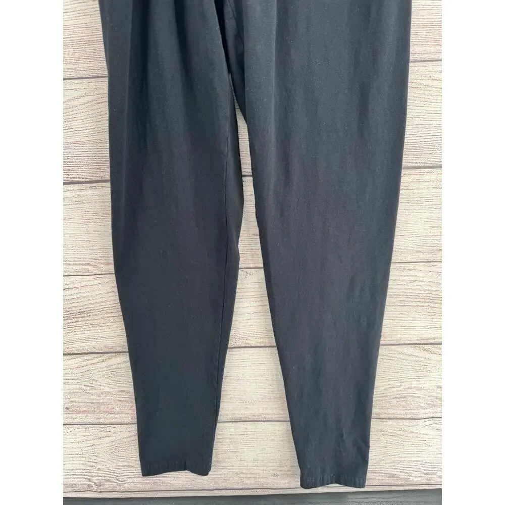 Free People Halter Jumpsuit Womens XS Black Stretch Tie‎ Neck